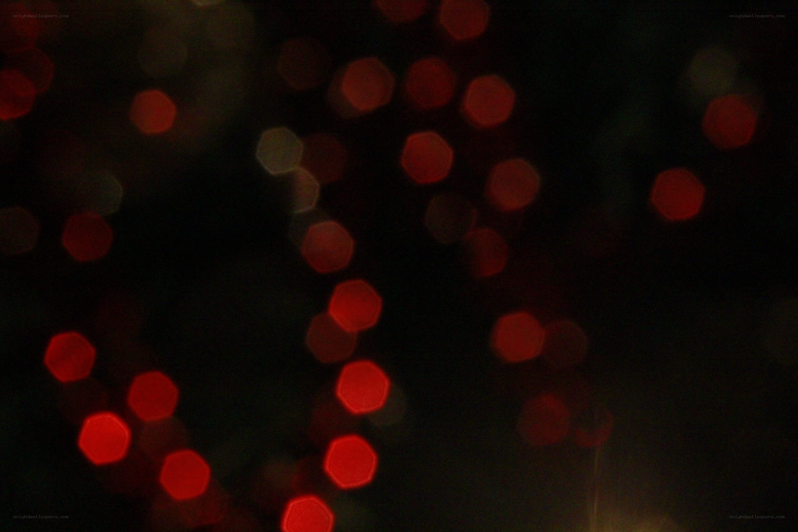red lights in darkness