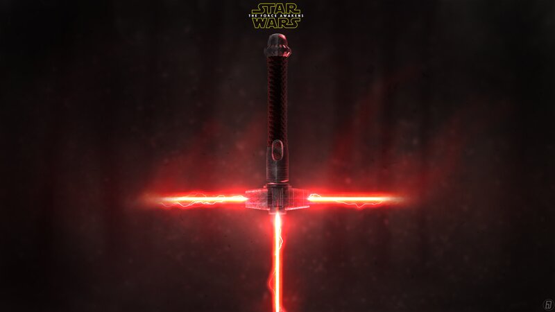 Red Lightsaber — Dramatic
