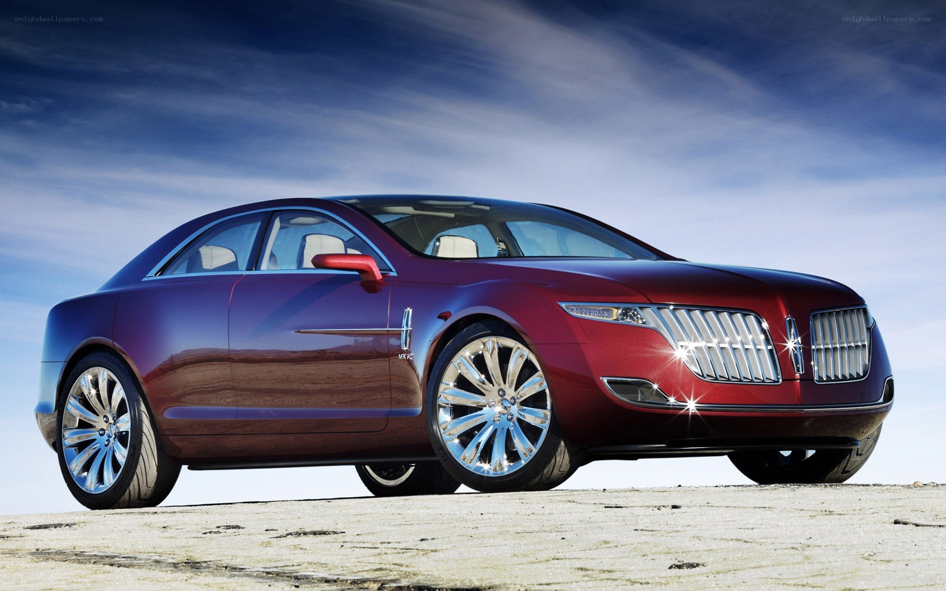 Red Lincoln concept car