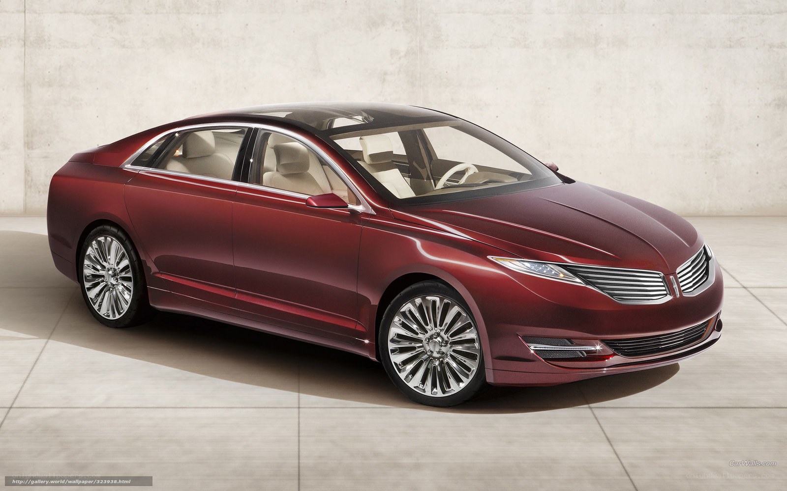 Red Lincoln Concept Car