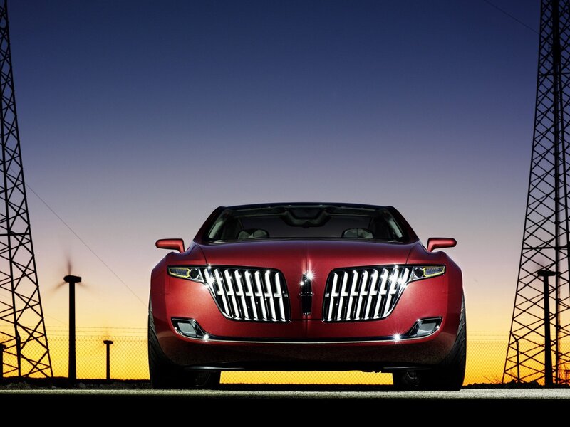 Red Lincoln concept car