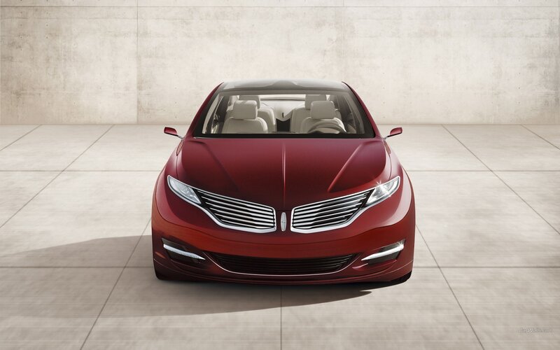 Red Lincoln concept car