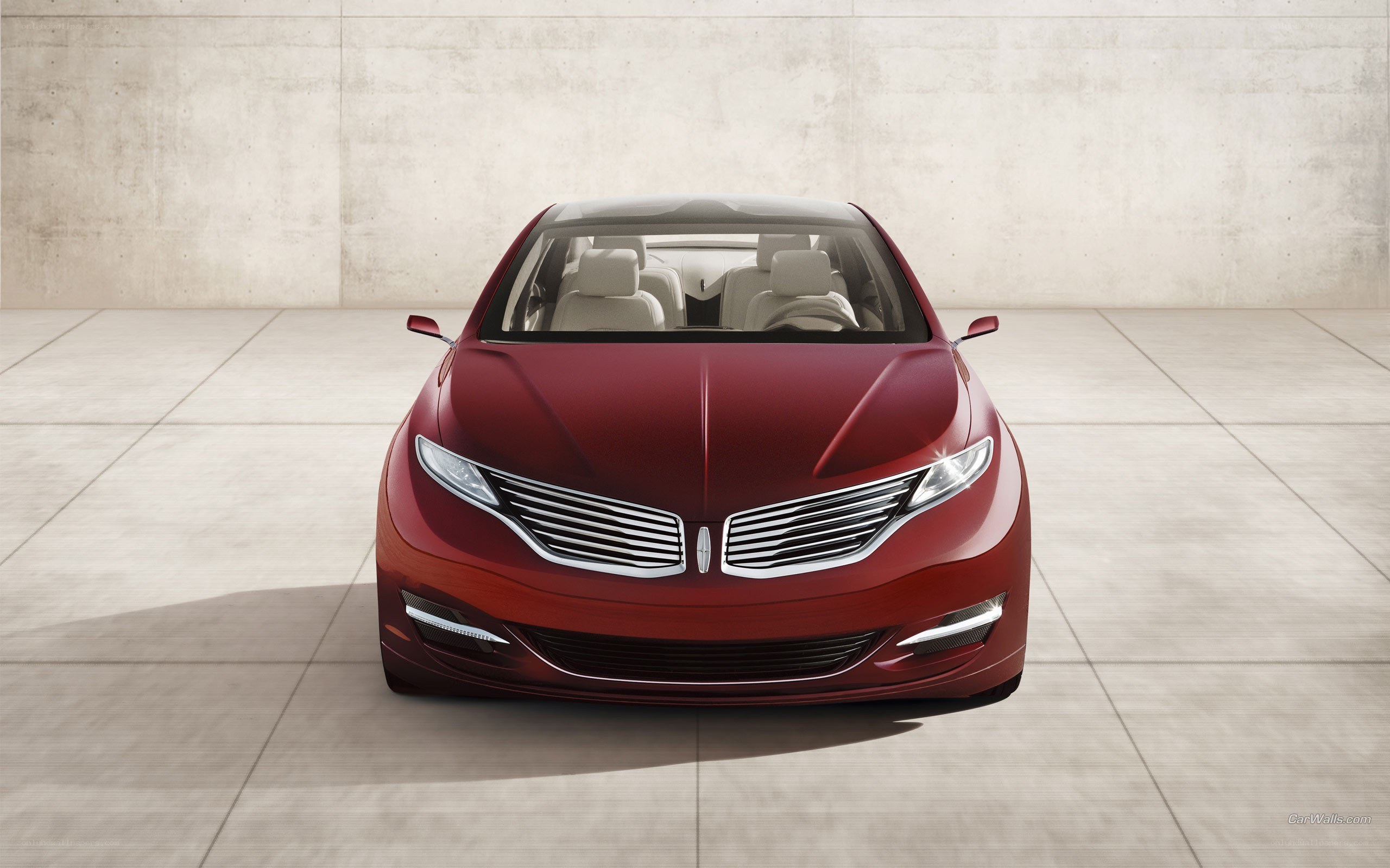Red Lincoln concept car