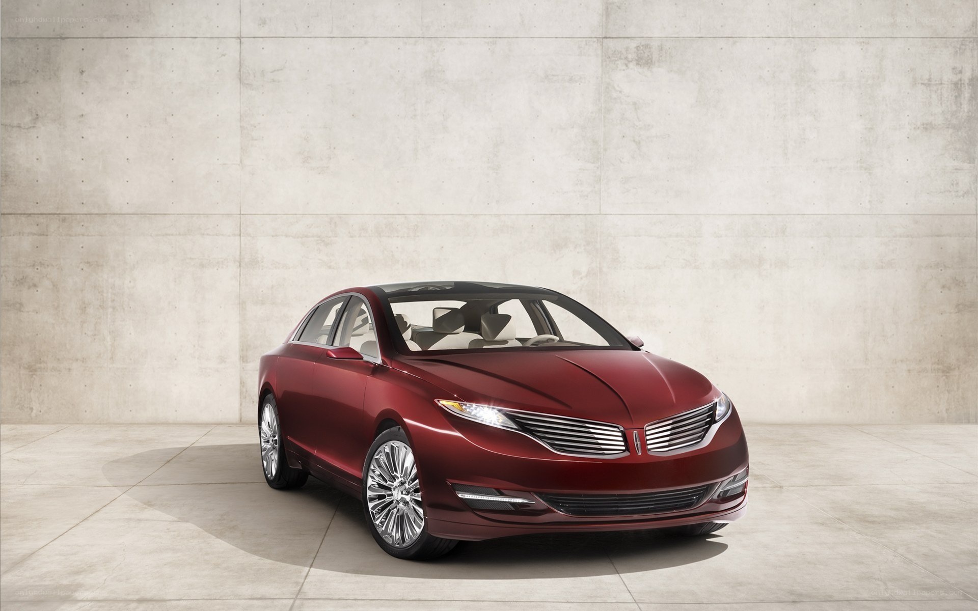 Red Lincoln concept car