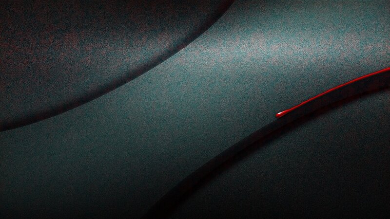 Red Line on Dark Surface — Black