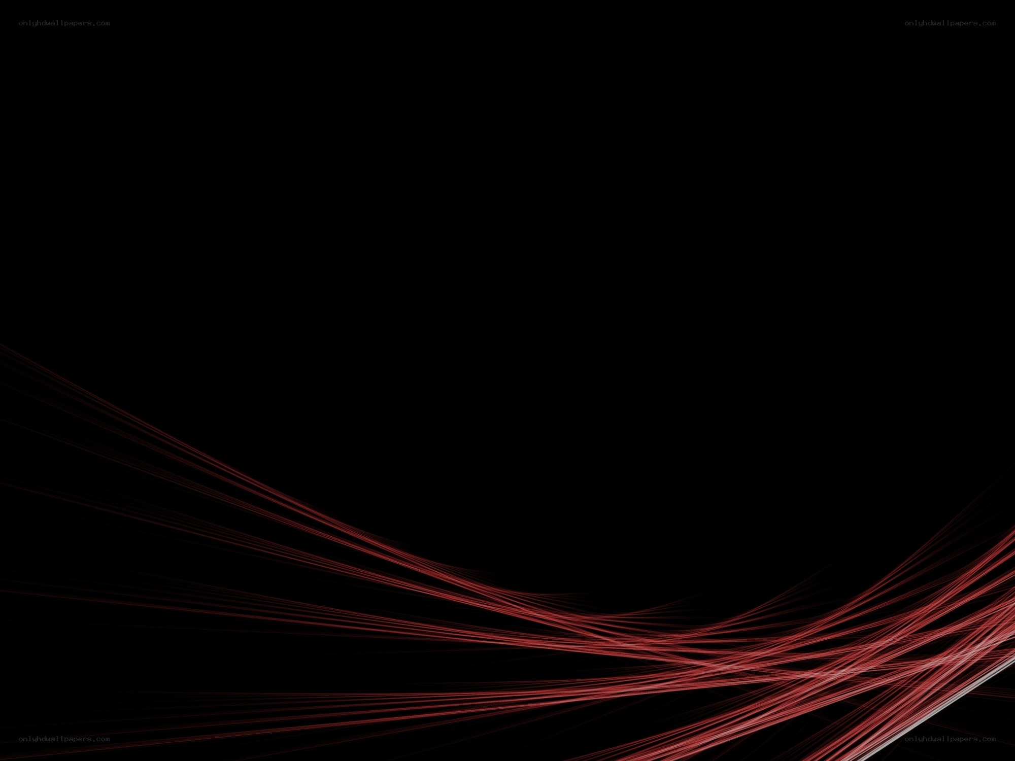 red lines on black background