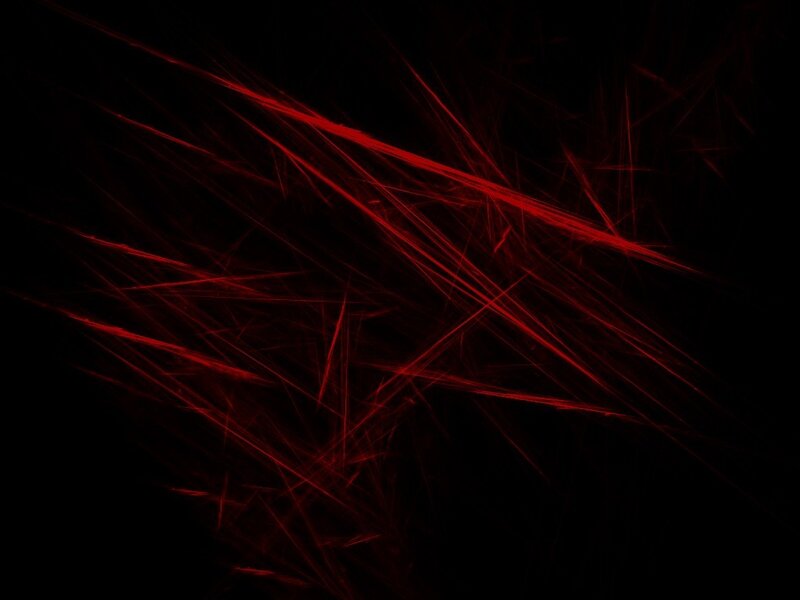 Red Lines on Black Background — Dramatic, Abstract
