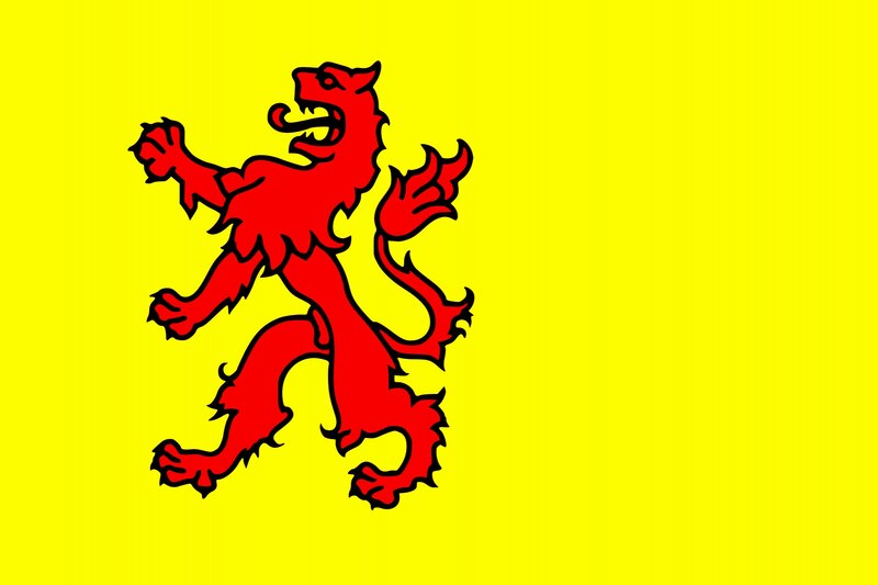 Red Lion on Yellow