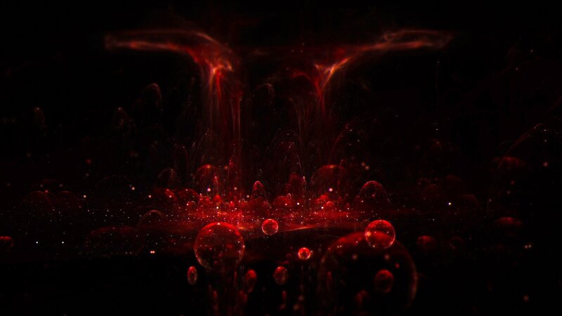 Red liquid abstract background