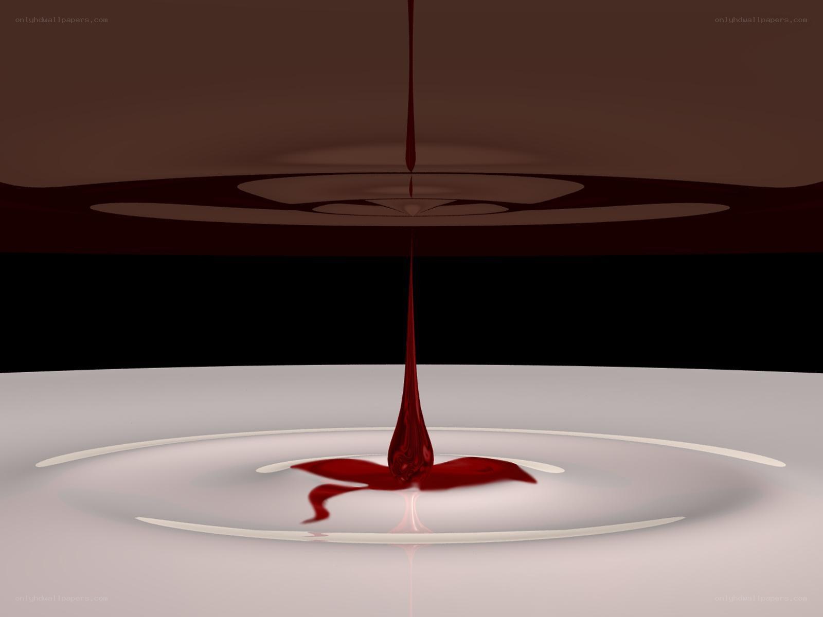 red liquid dripping into pool