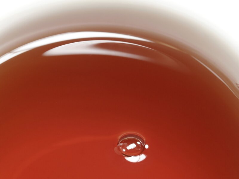 red liquid in a bowl