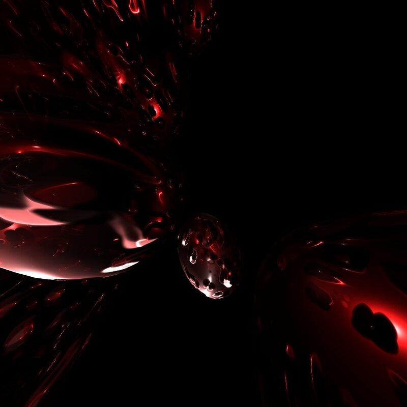 Red Liquid Spheres