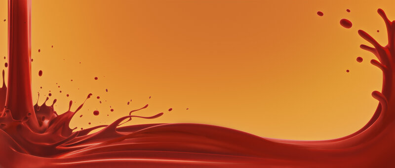 red liquid splash background