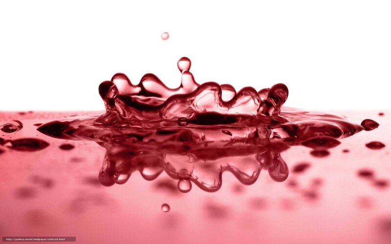 Red Liquid Splash — Dynamic, Photograph