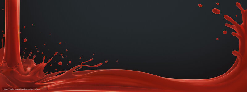 red liquid splash on dark background
