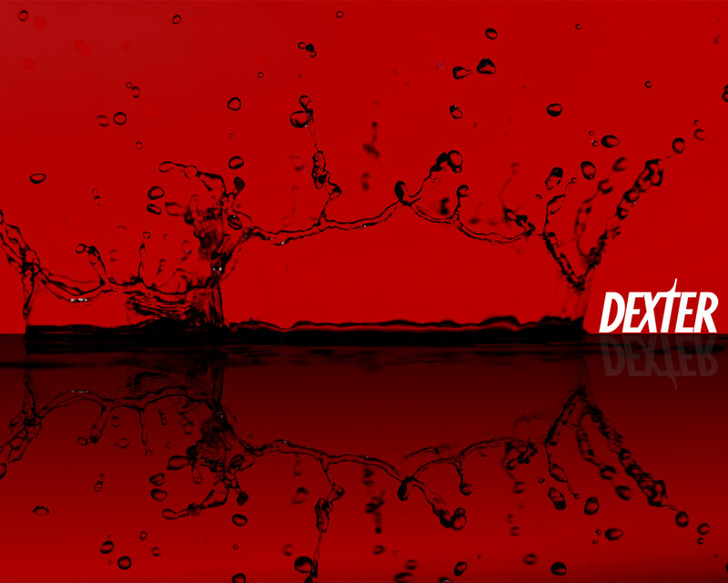 red liquid splash with text