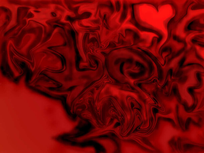 Red liquid swirl pattern