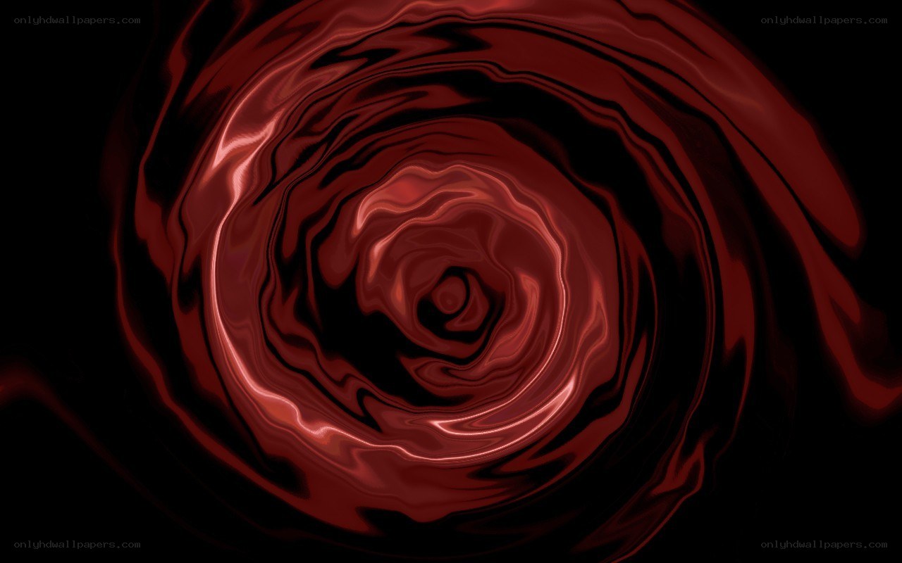 Red liquid swirl
