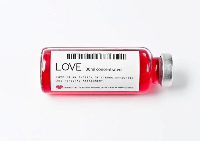 Red Liquid Vial
