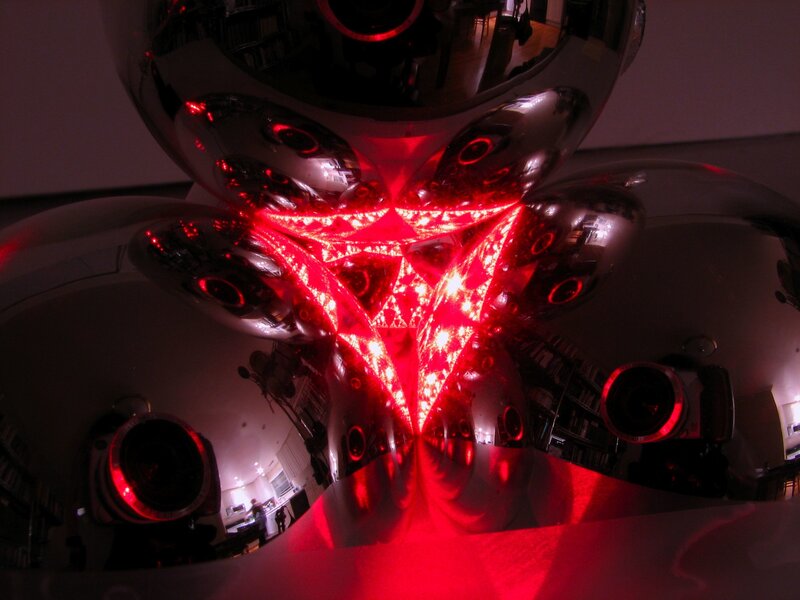 Red-lit Sculpture