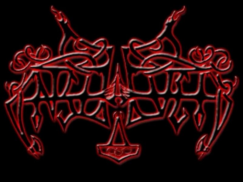 Red Logo on Black Background — Dark