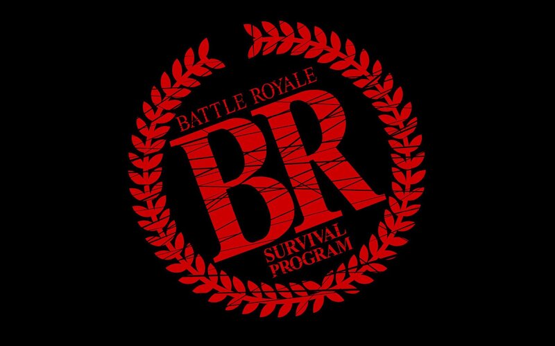Red Logo on Black Background — Dramatic, Vector Art