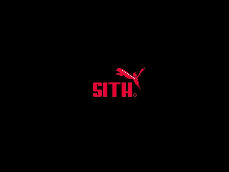 Red Logo on Black — Minimalist, Text