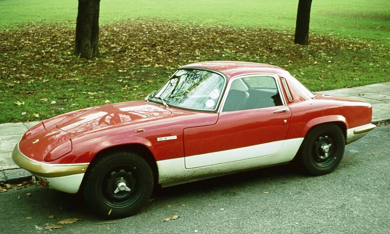 Red Lotus Elan sports car