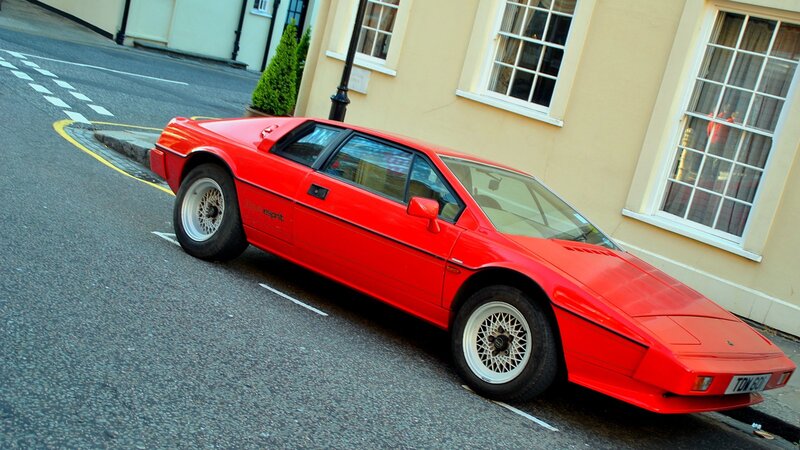 Red Lotus Esprit sports car