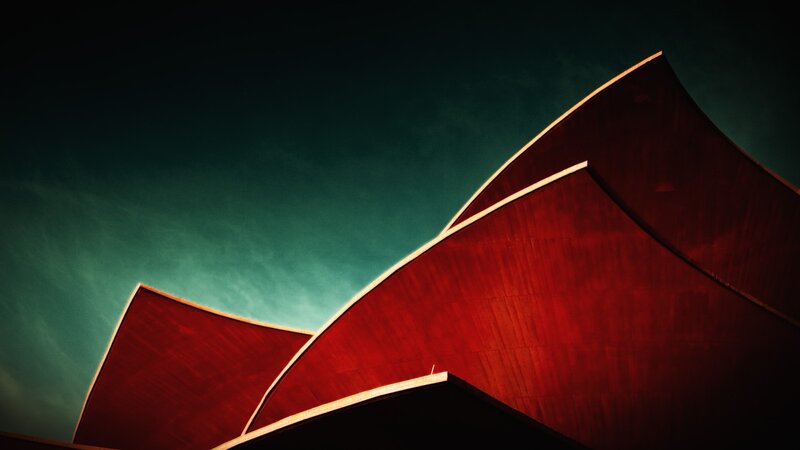 Red Lotus-shaped Structure