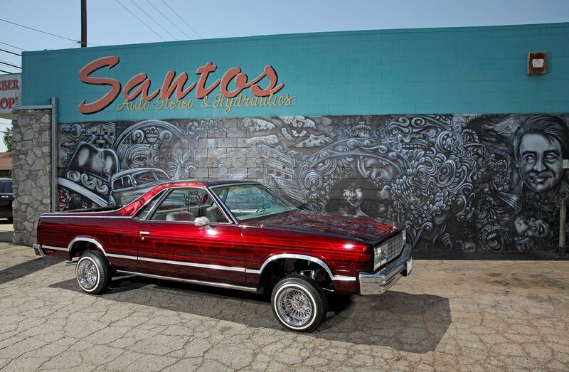 Red Lowrider Truck — Urban