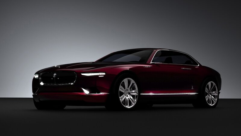 Red Luxury Car — Maroon