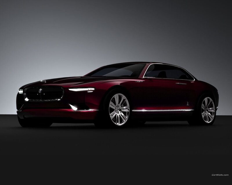 Red luxury concept car