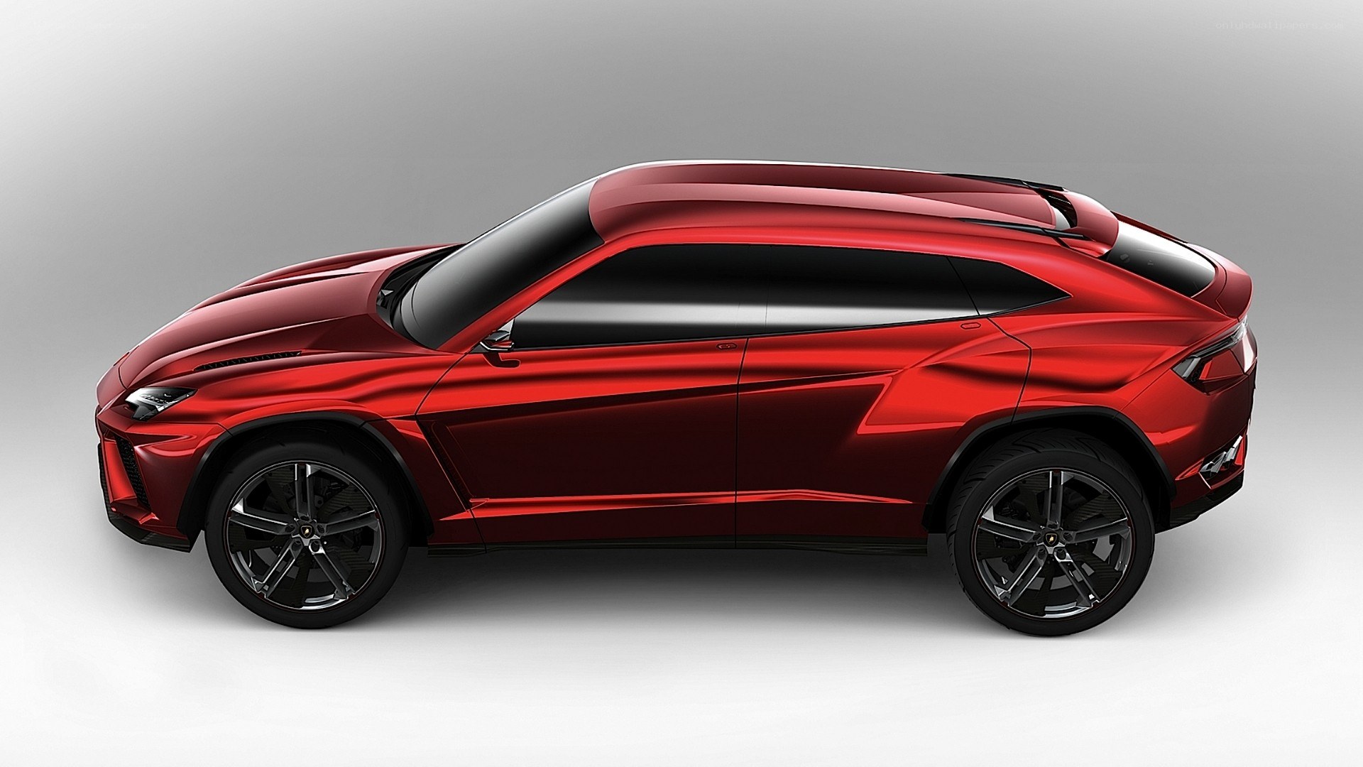 red luxury suv concept