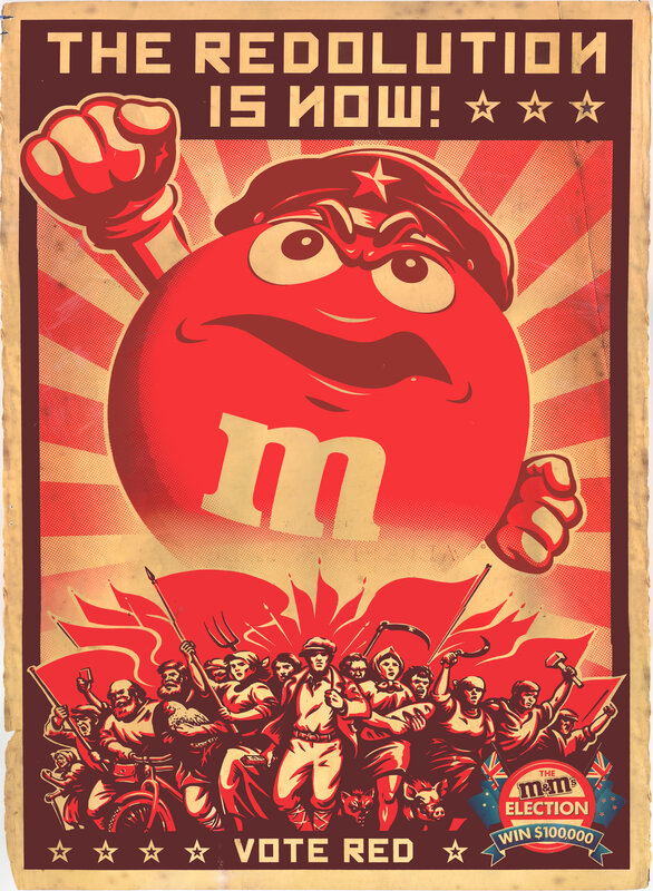 Red M&m Character — Dramatic