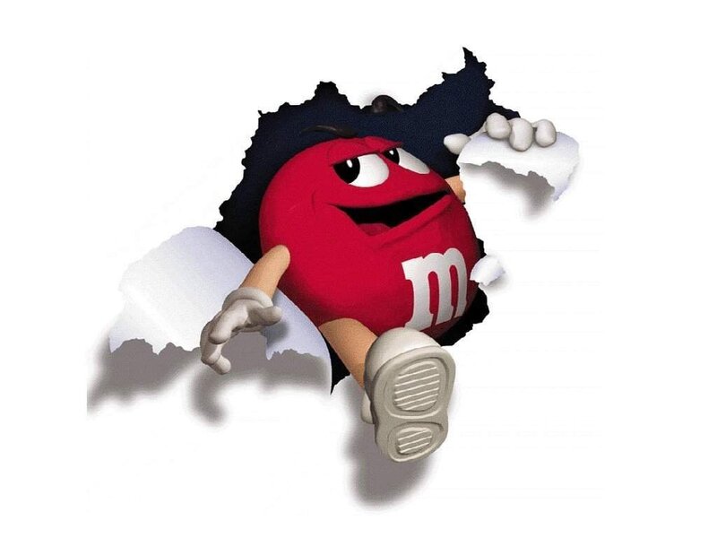 Red M&m Character