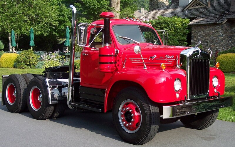 Red Mack Truck — Serene