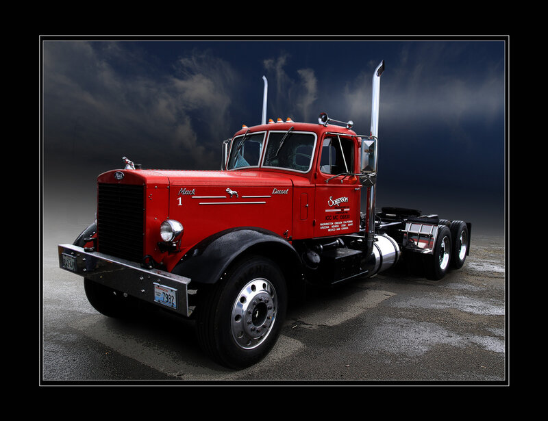 Red Mack Truck