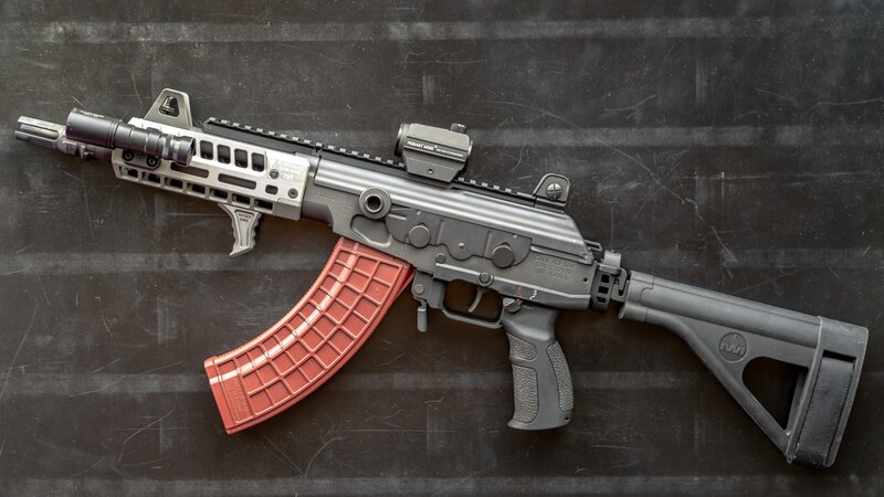 Red Magazine Rifle