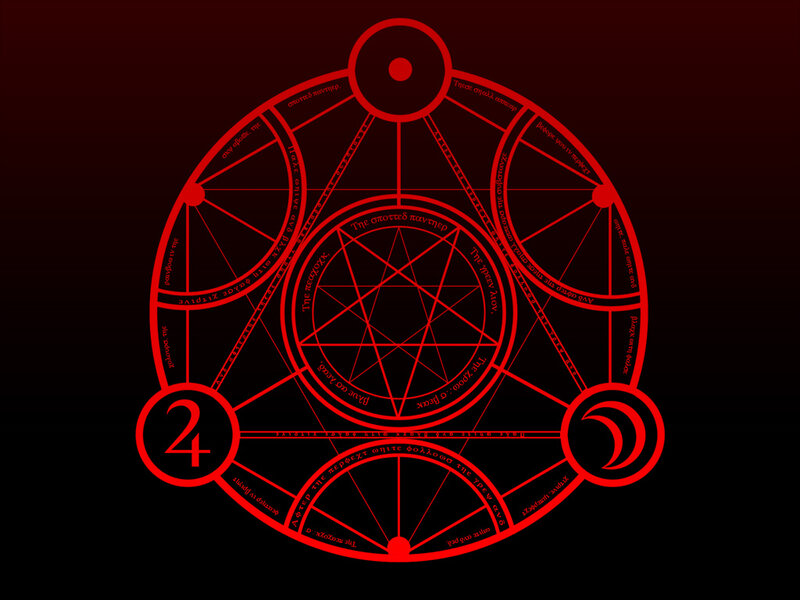 Red Magical Circle