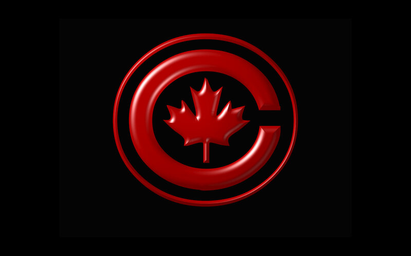 Red maple leaf logo