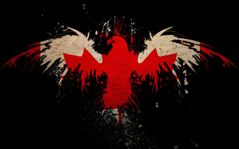 Red Maple Leaf with Wings