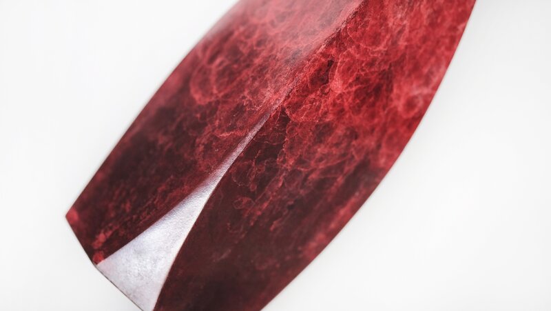 Red Marbled Object