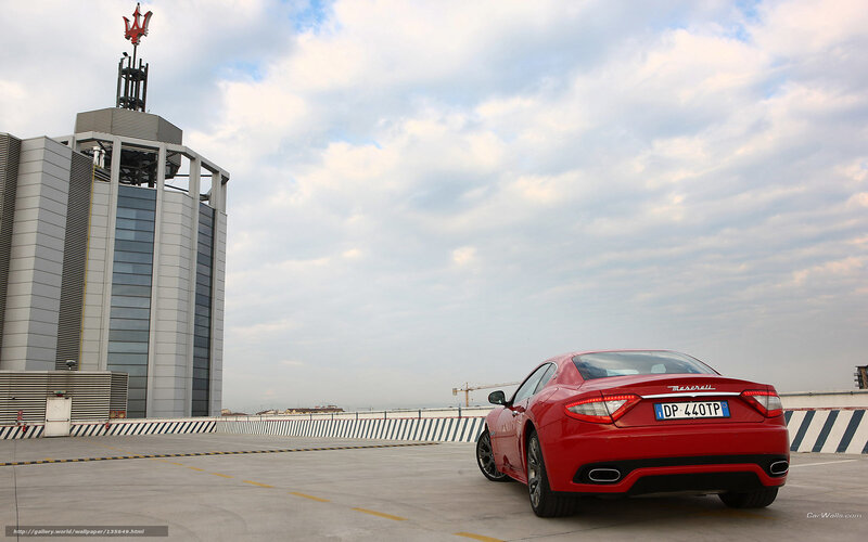 Red Maserati Car