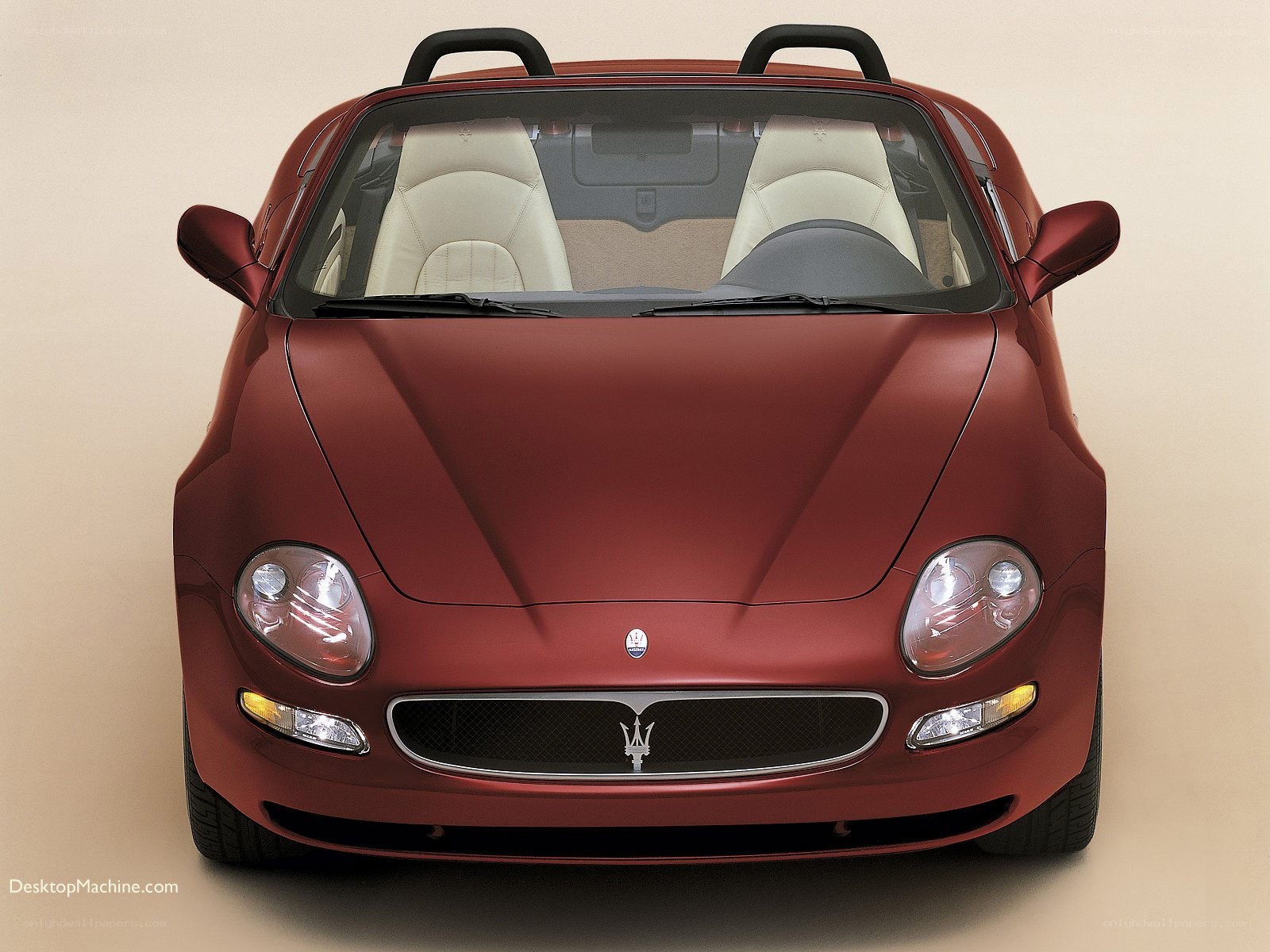 Red Maserati convertible