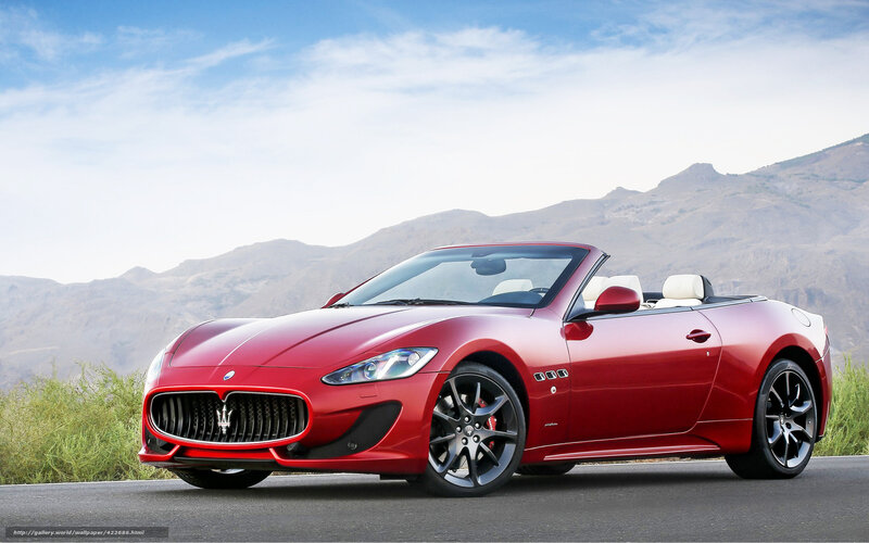 Red Maserati Convertible — Serene