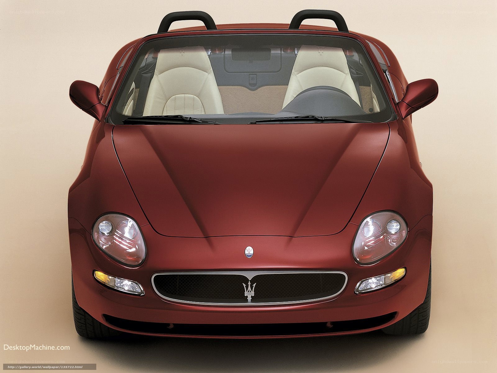 Red Maserati convertible