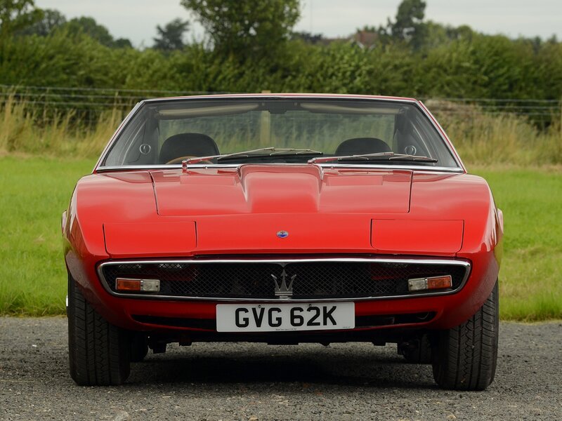 Red Maserati Ghibli