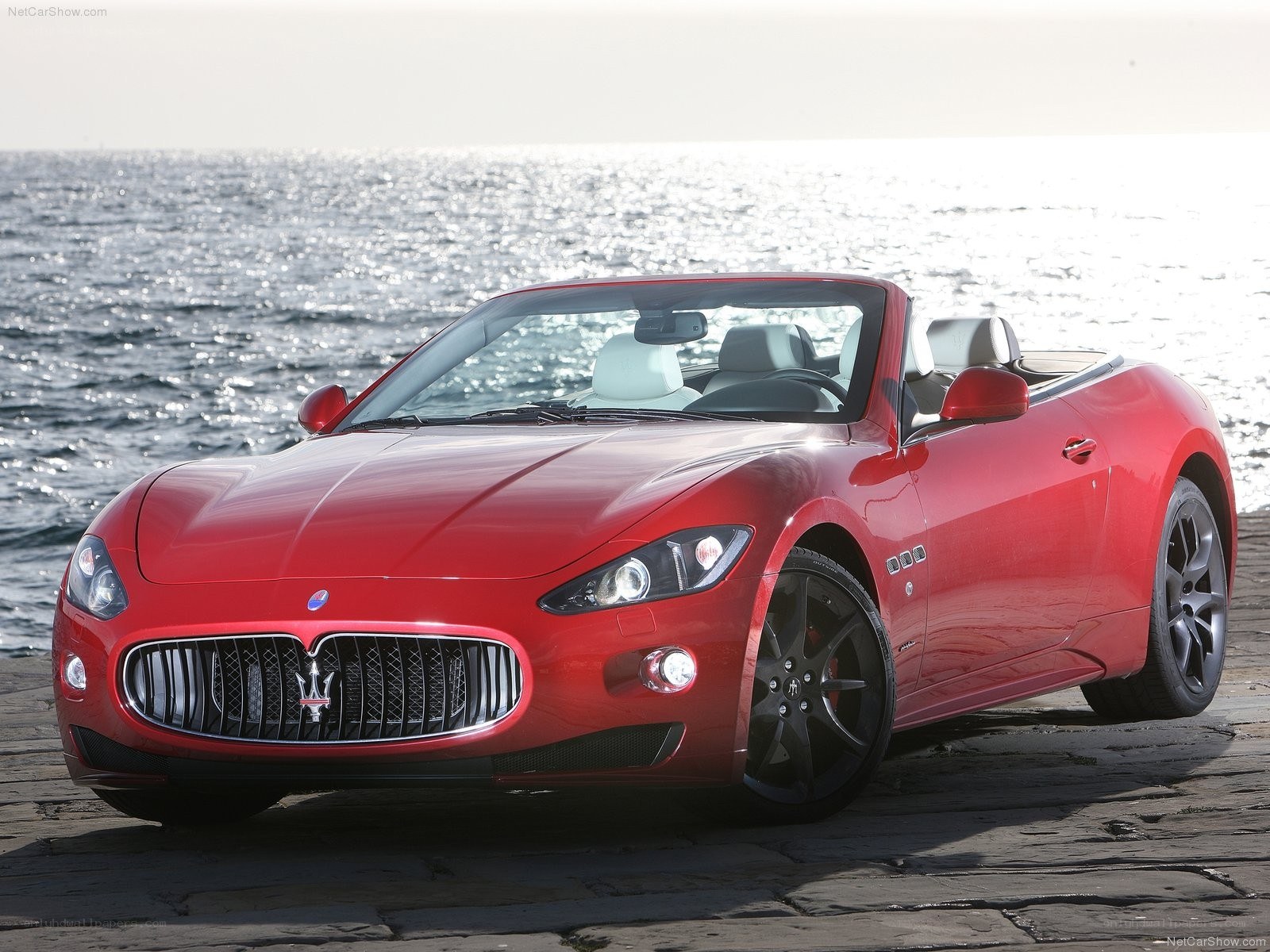 Red Maserati GranCabrio