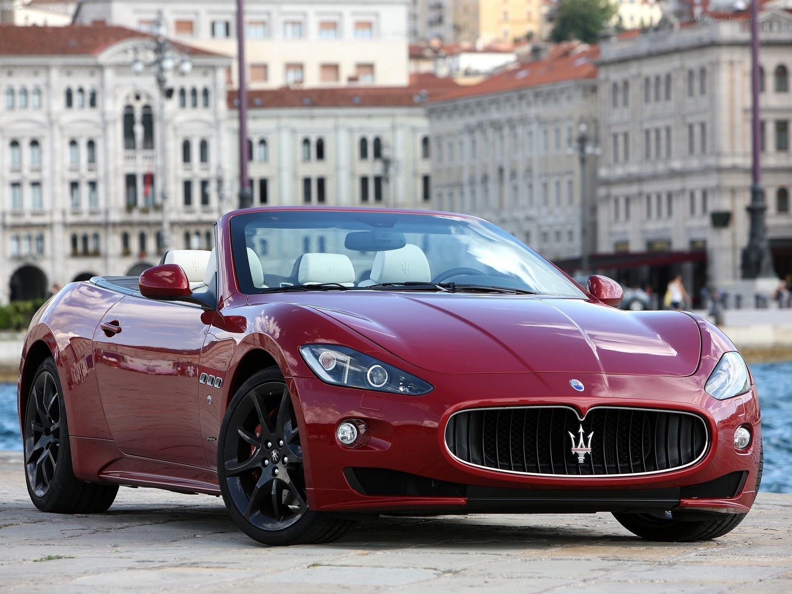 Red Maserati GranCabrio